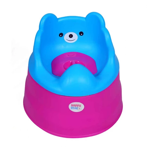 Happy Bear  Bear Potty Seat (Pink with Blue)