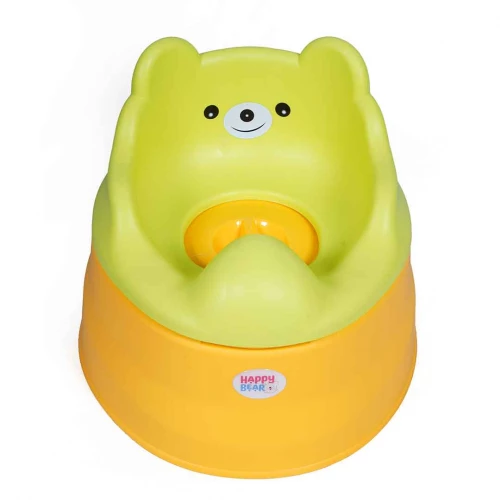 Happy Bear  Bear Potty Seat(Yellow with Green)