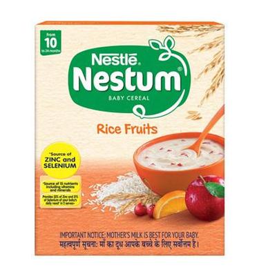 Nestle Nestum Rice Fruits Baby Cereal